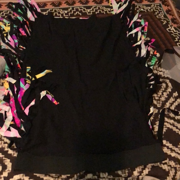 Hawaiian Funky Spandex Tassell Skirt - Picture 2 of 5